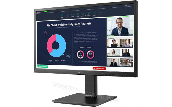 LG 24BP750C-B - Vue 3/4 droite