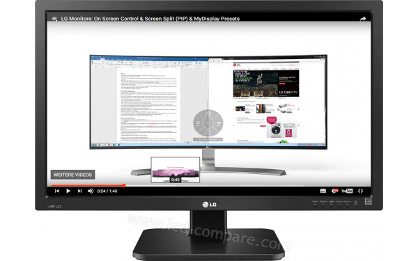 LG 24BQ55WY-B - Vue de face