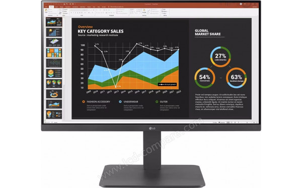 LG 24BR550Y-C - Vue de face