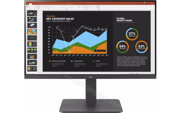 LG 24BR750C-C - Vue de face