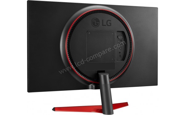 LG 24GL600F-B - Vue 3/4 arri&egrave;re