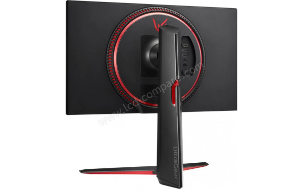 LG 24GN650-B - Vue 3/4 arri&egrave;re