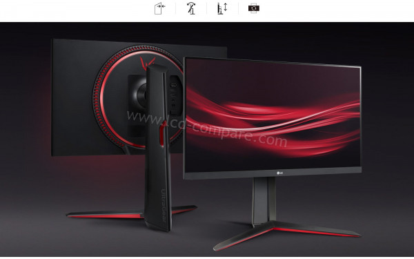 LG 24GN650-B - Avant / Arri&egrave;re