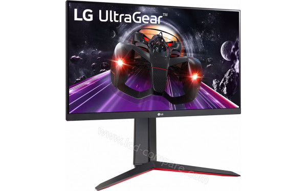 LG 24GN65R-B - Vue 3/4 gauche