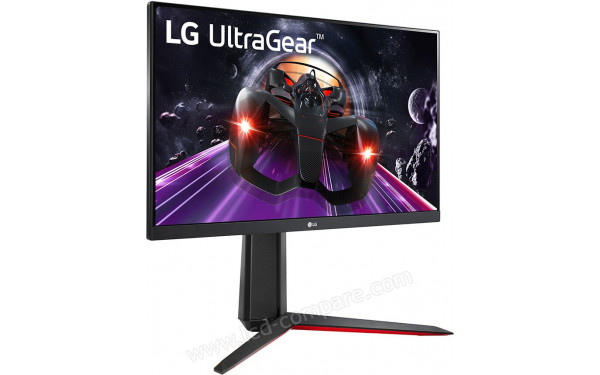 LG 24GN65R-B - Vue 3/4 gauche