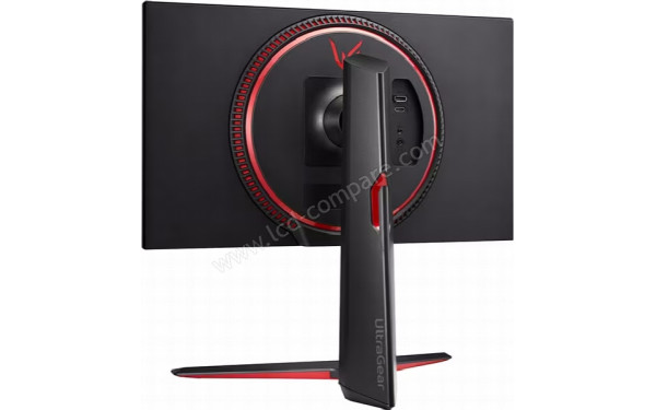 LG 24GN65R-B - Vue 3/4 arri&egrave;re