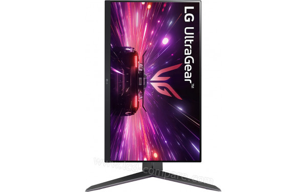 LG 24GS65F-B - Vue de face en mode portrait