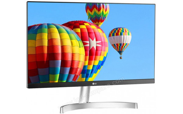 LG 24MK600M-W - Vue 3/4 gauche