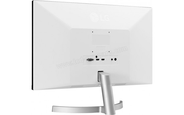 LG 24ML600S-W - Vue 3/4 arri&egrave;re