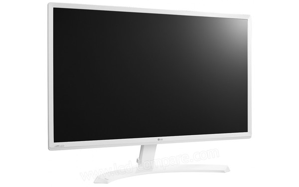 LG 24MP58VQ-W - Vue 3/4 gauche