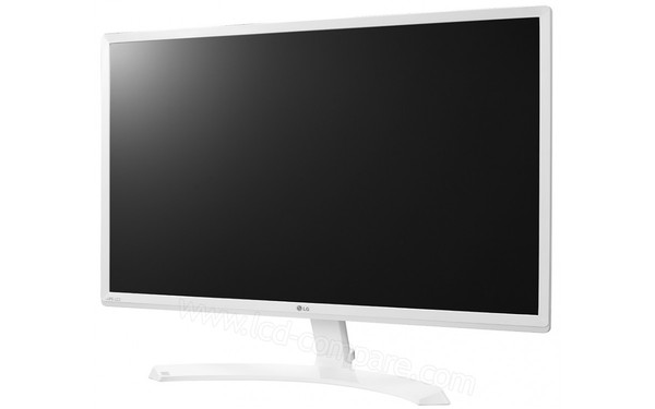 LG 24MP58VQ-W - Vue 3/4 droite