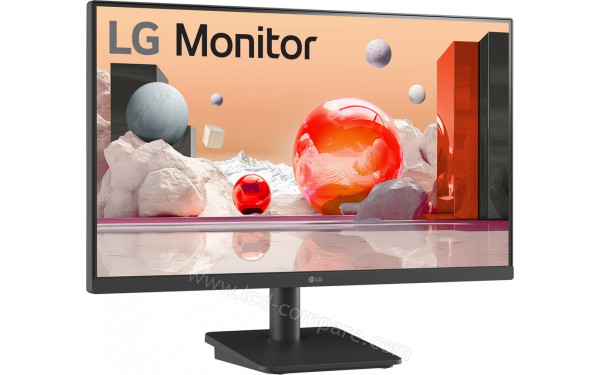LG 24MS500-B - Vue 3/4 gauche