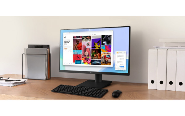 LG 24MS550-B - Mise en situation