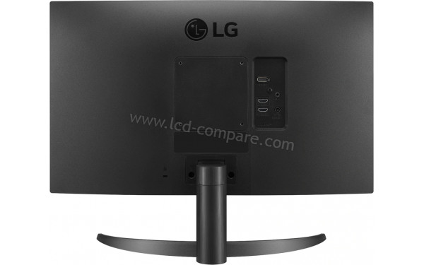 LG 24QP500-B - Vue de l'arri&egrave;re