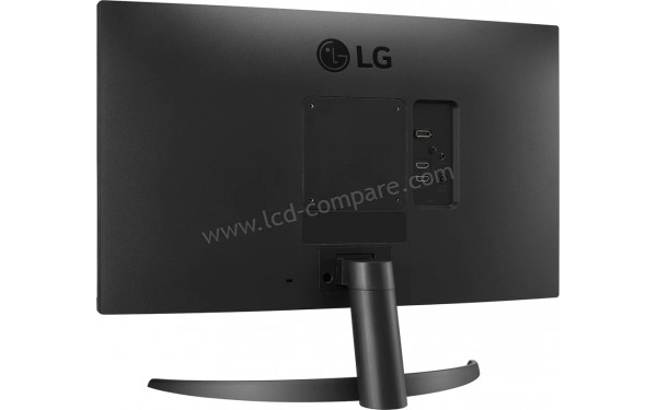 LG 24QP500-B - Vue 3/4 arri&egrave;re