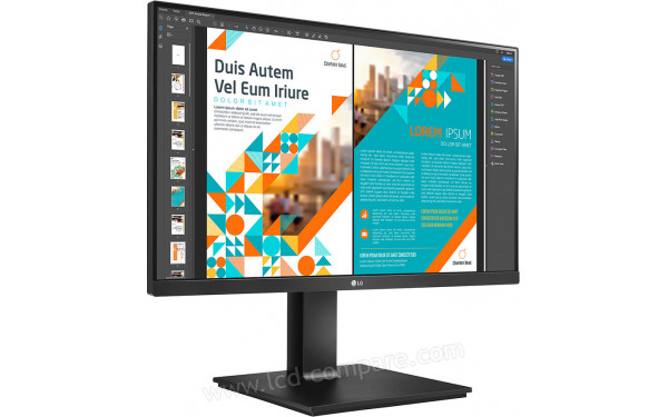 LG 24QP550-B - Vue 3/4 gauche