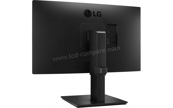 LG 24QP550-B - Vue 3/4 arri&egrave;re