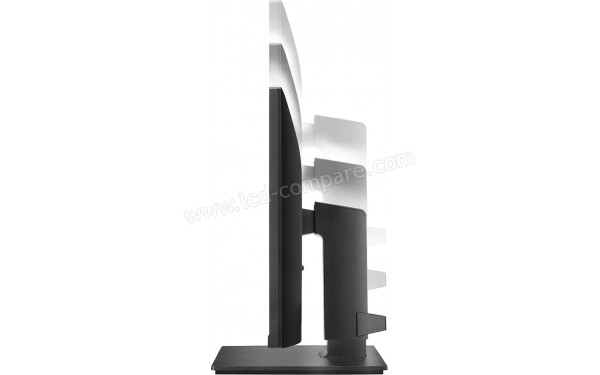 LG 24QP550-B - Vue de profil r&eacute;glage hauteur