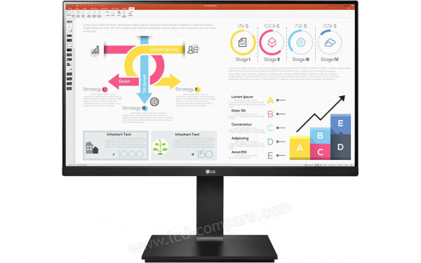 LG 24QP750-B - Vue de face