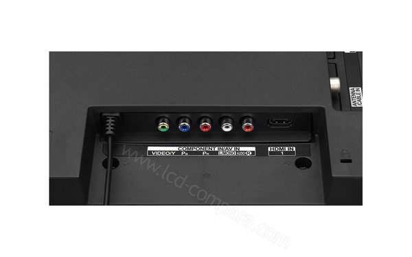 LG 24TK420V-PZ - Connectiques du dessous