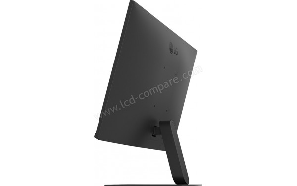 LG 24U411B-B - Vue de profil bascul&eacute; vers l'arri&egrave;re