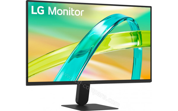 LG 24U411B-B - Vue 3/4 gauche