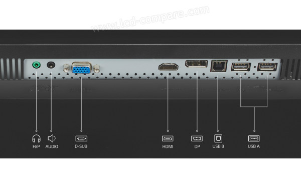LG 25BL55WY-B - Connectiques