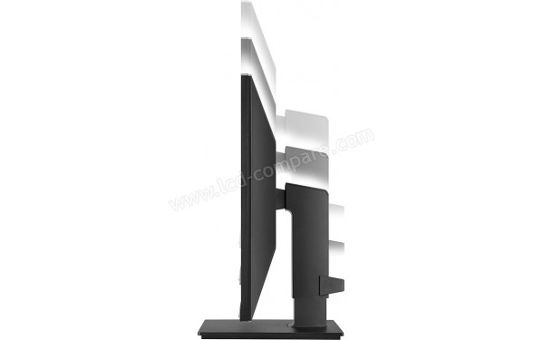 LG 25BL55WY-B - Vue de profil avec r&eacute;glage hauteur