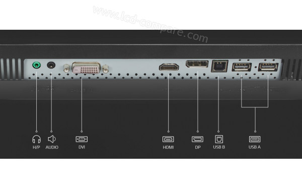 LG 25BL56WY-B - Connectiques