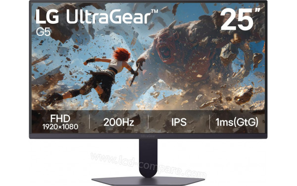 LG 25G523B-B - Vue de face