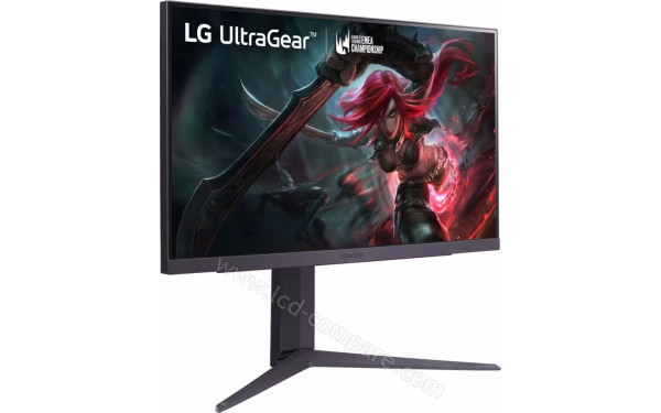 LG 25GR75FG-B - Vue 3/4 gauche