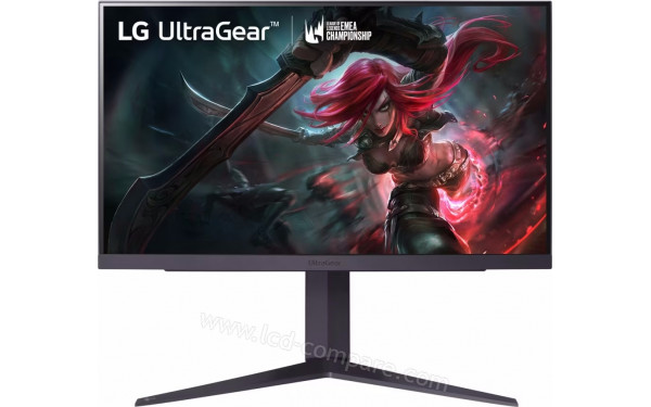 LG 25GR75FG-B - Vue de face