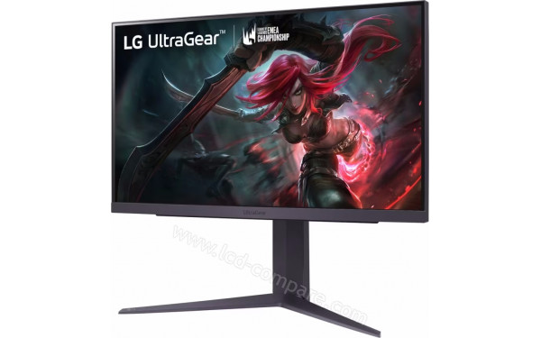 LG 25GR75FG-B - Vue 3/4 droite