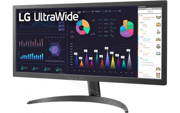 LG 26WQ500-B - Vue 3/4 droite