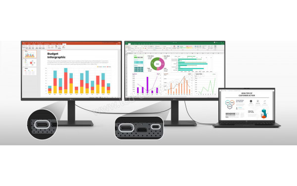 LG 27BA65QB-B - Daisy Chain