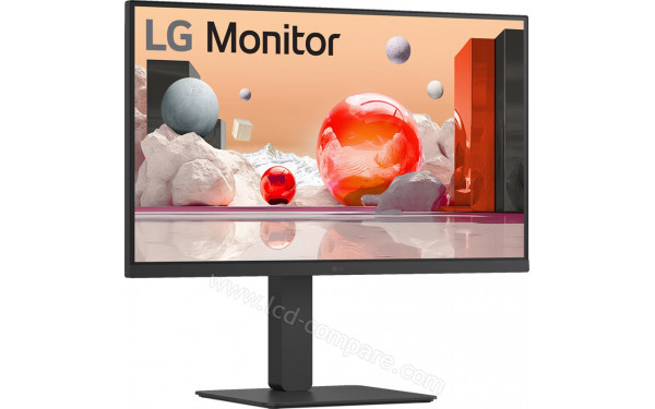 LG 27BA750-B - Vue 3/4 gauche