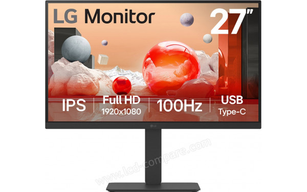 LG 27BA750-B - Vue de face