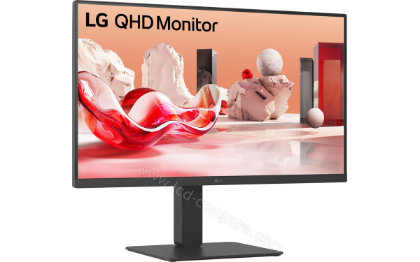 LG 27BA75QB-B - Vue 3/4 gauche