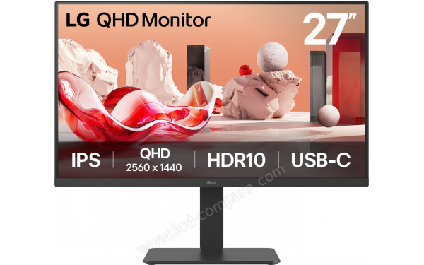 LG 27BA75QB-B - Vue de face