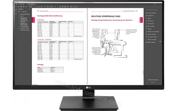 LG 27BN65QP-B - Vue de face