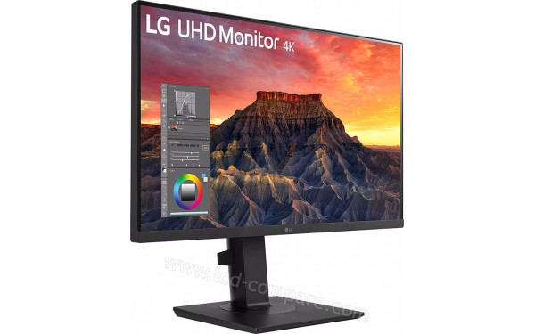 LG 27BQ65UB-B - Vue 3/4 gauche