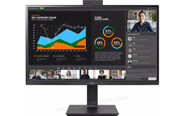LG 27BQ75QB-B - Vue de face
