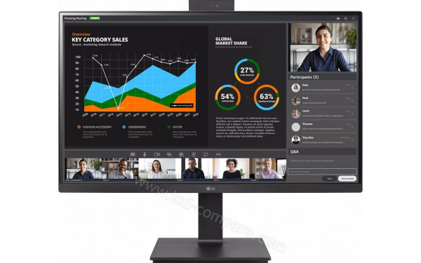 LG 27BQ75QC-B - Vue de face