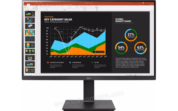 LG 27BQ75QC-B - Vue de face