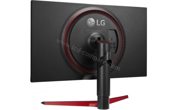 LG 27GL650F-B - Vue 3/4 arri&egrave;re