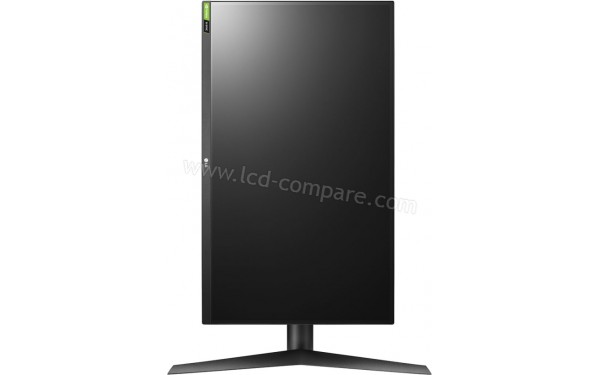 LG 27GL850-B - Vue de face en mode portrait