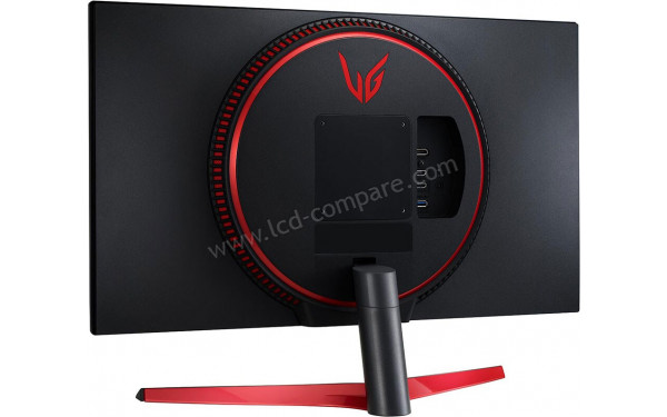 LG 27GN60R-B - Vue 3/4 arri&egrave;re