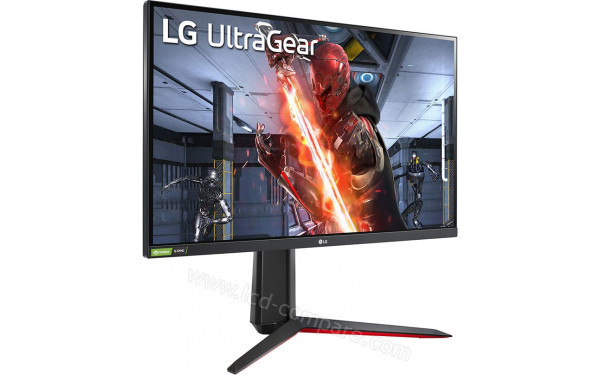 LG 27GN650-B - Vue 3/4 gauche