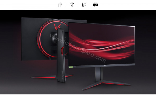 LG 27GN650-B - Avant / Arri&egrave;re