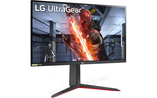 LG 27GN650-B - Vue 3/4 gauche